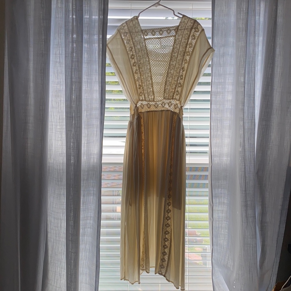Cream colored Free People Dress